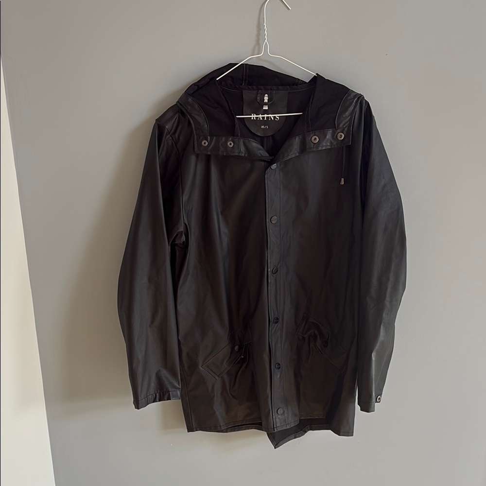 Rains Men's Black Jacket